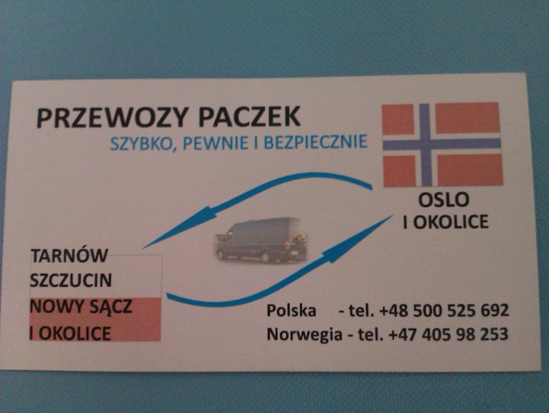 przewóz paczek