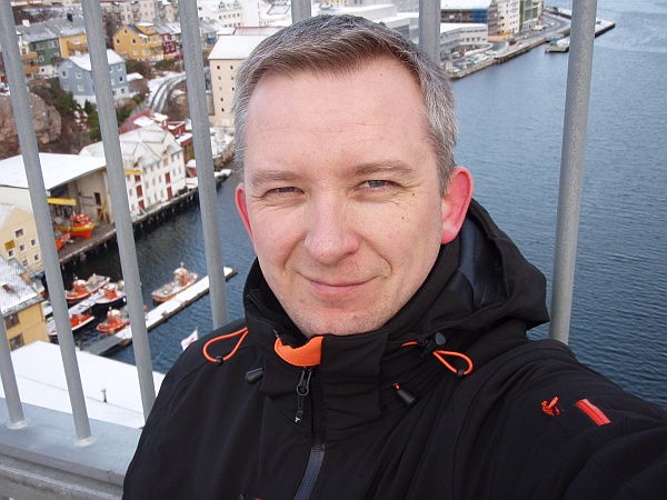 z Kristiansundem w tle