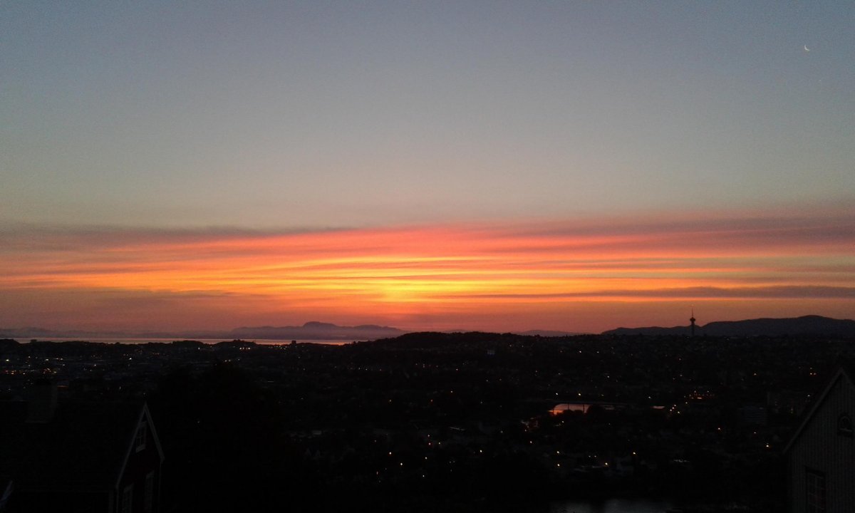 wschod slonca Trondheim