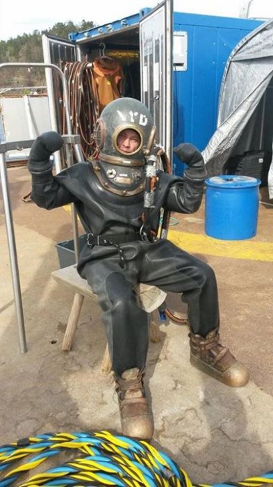 Siebe Gorman suit :-)