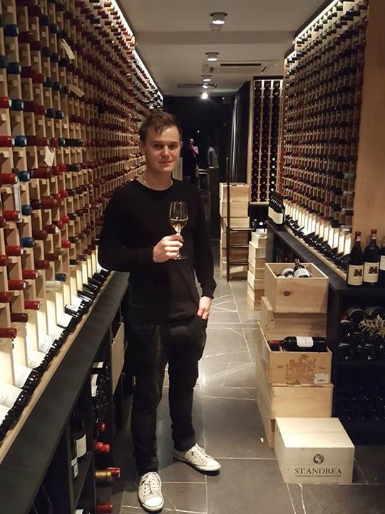 Amazing wine cellar at Geranium***